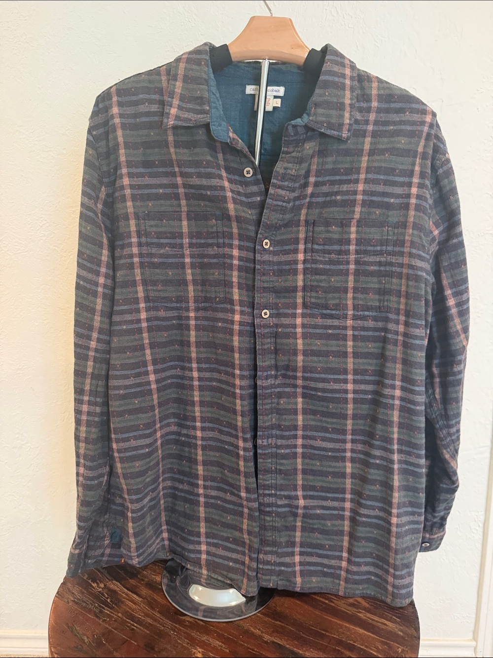 Carbon2Cobalt Men’s Casual Button Down Size Large
